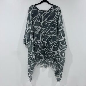 Tina Stephens Silk Poncho